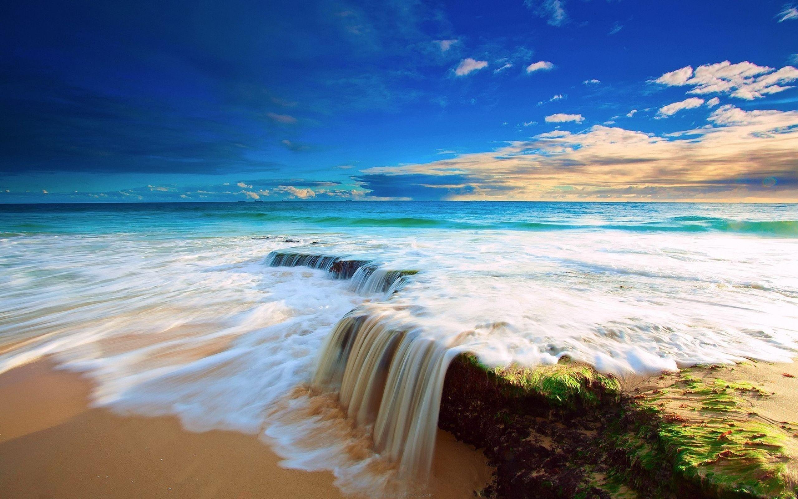 Beach Ocean Waves Water Favim Com HD Wallpaper
