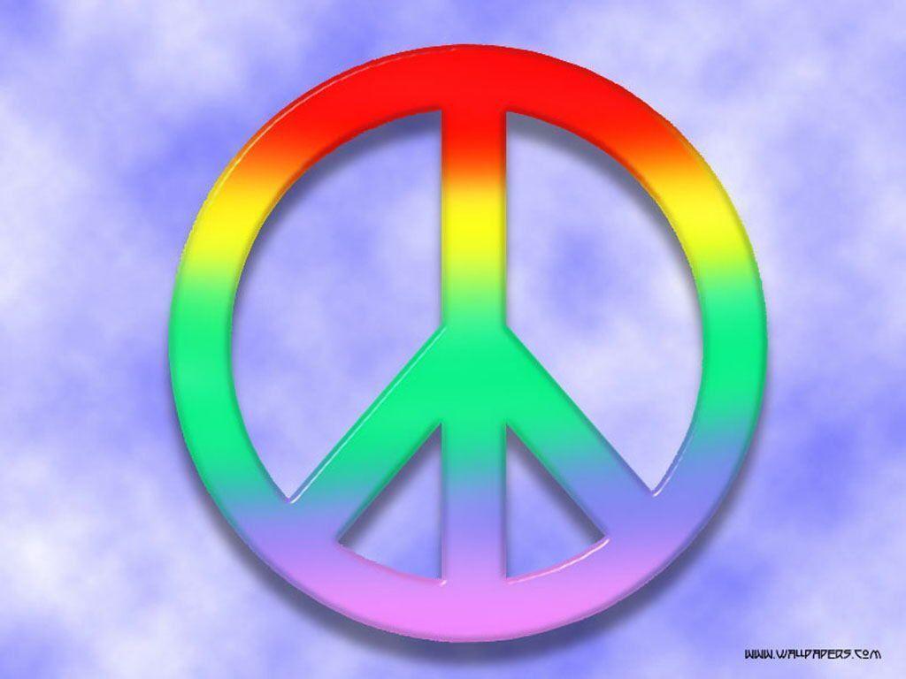 Wallpaper For > Purple Peace Sign Wallpaper