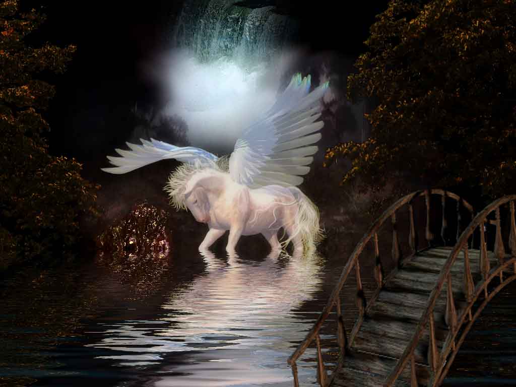 Free Wallpaper Magic Pegasus wallpaper