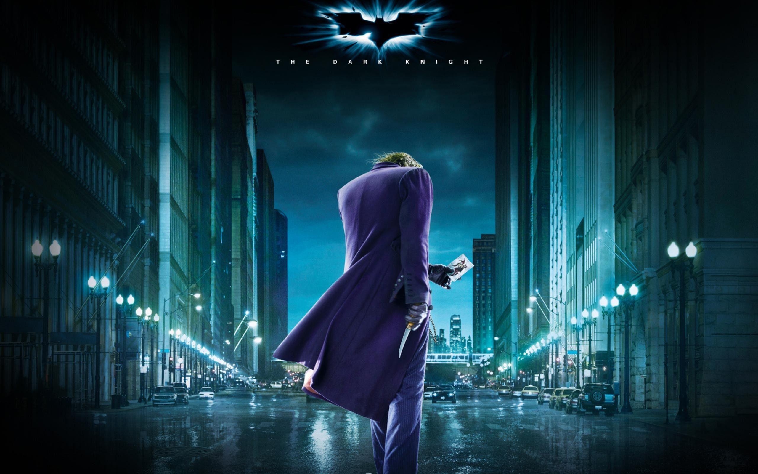 New Joker Blue Purple Jacket The Dark Knight Wallpaper HD