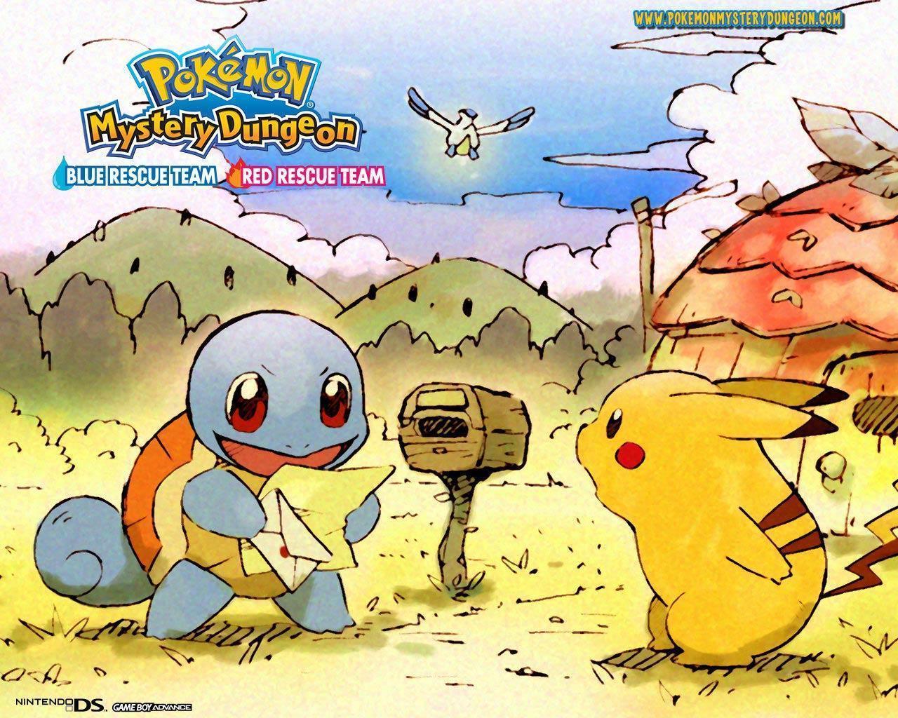 Squirtle And Pikachu Pokemon Wallpaper Wallpaper