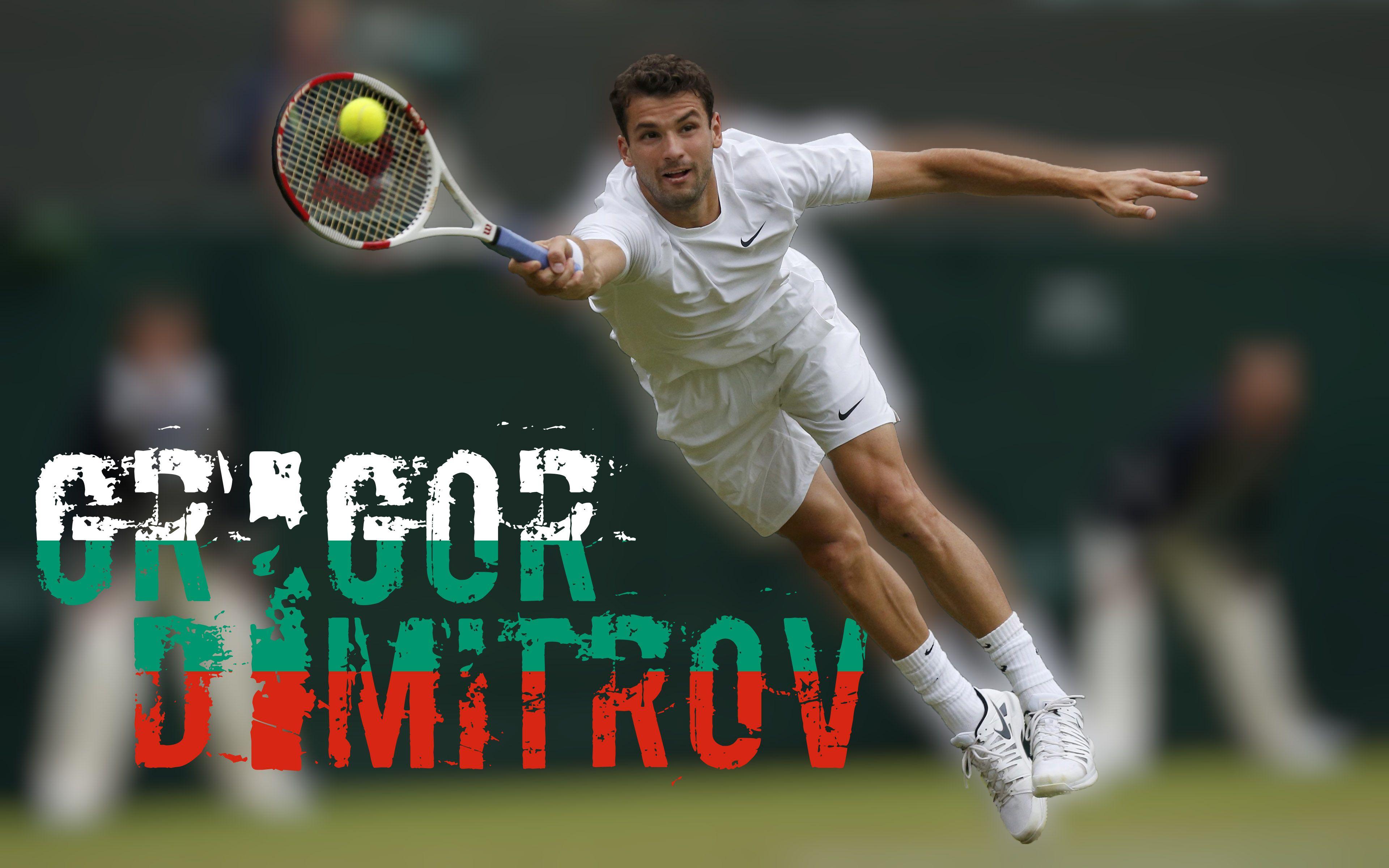 Grigor Dimitrov 2014 Wimbledon Wallpaper Wide or HD. Male