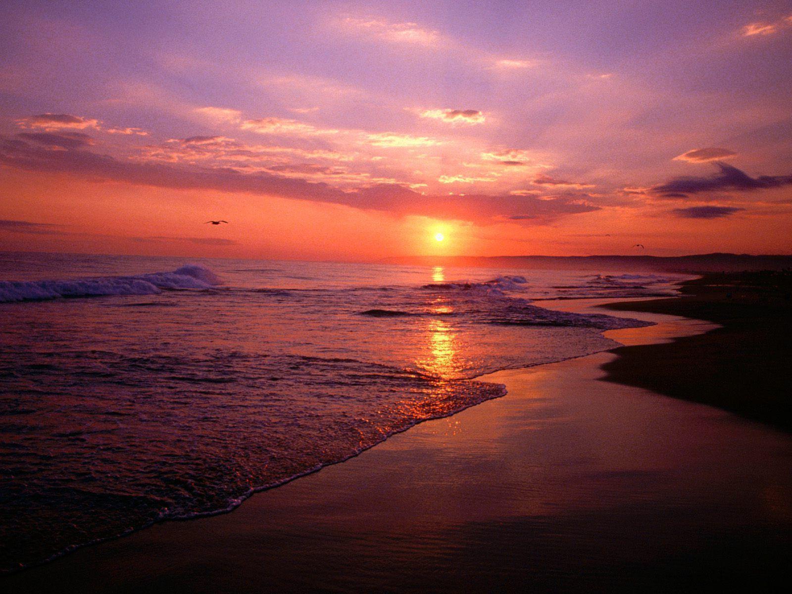 California Beaches At Sunrise HD Image 3 HD Wallpaper. aduphoto