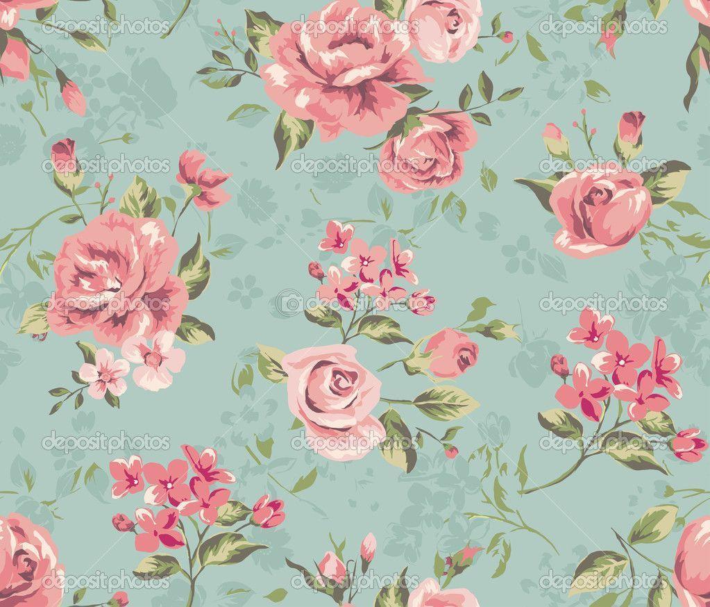 Vintage Floral Background 7