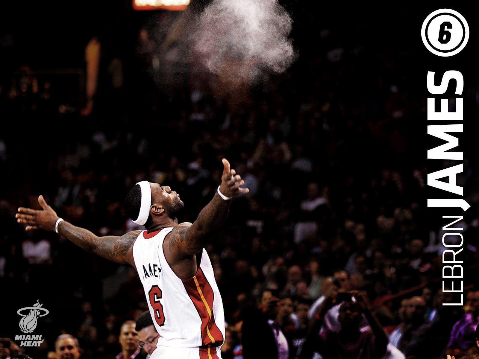 Lebron James Miami Heat Wallpapers - Wallpaper Cave