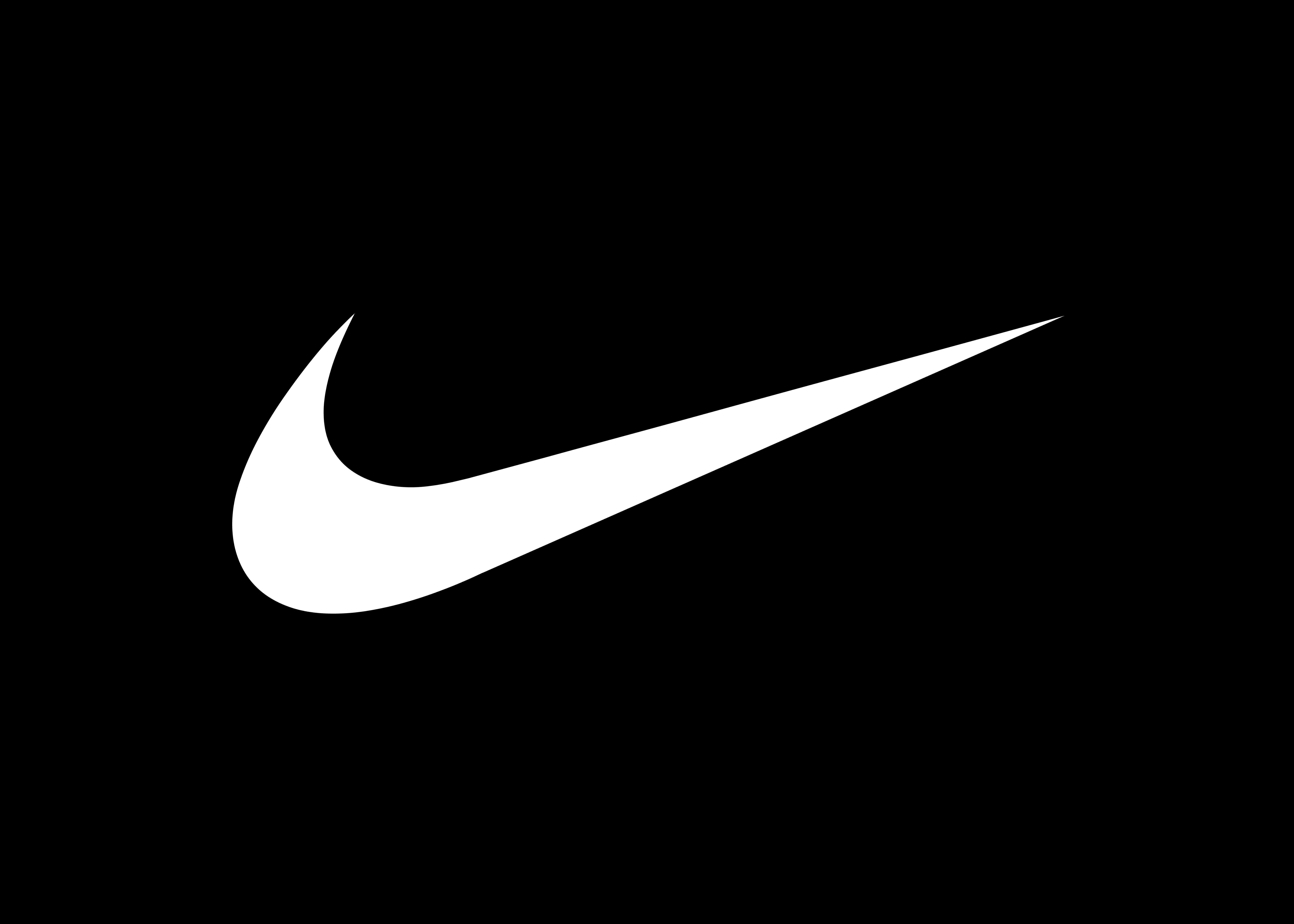 Black And White Nike Logo Brands Image Picture Wallpaper