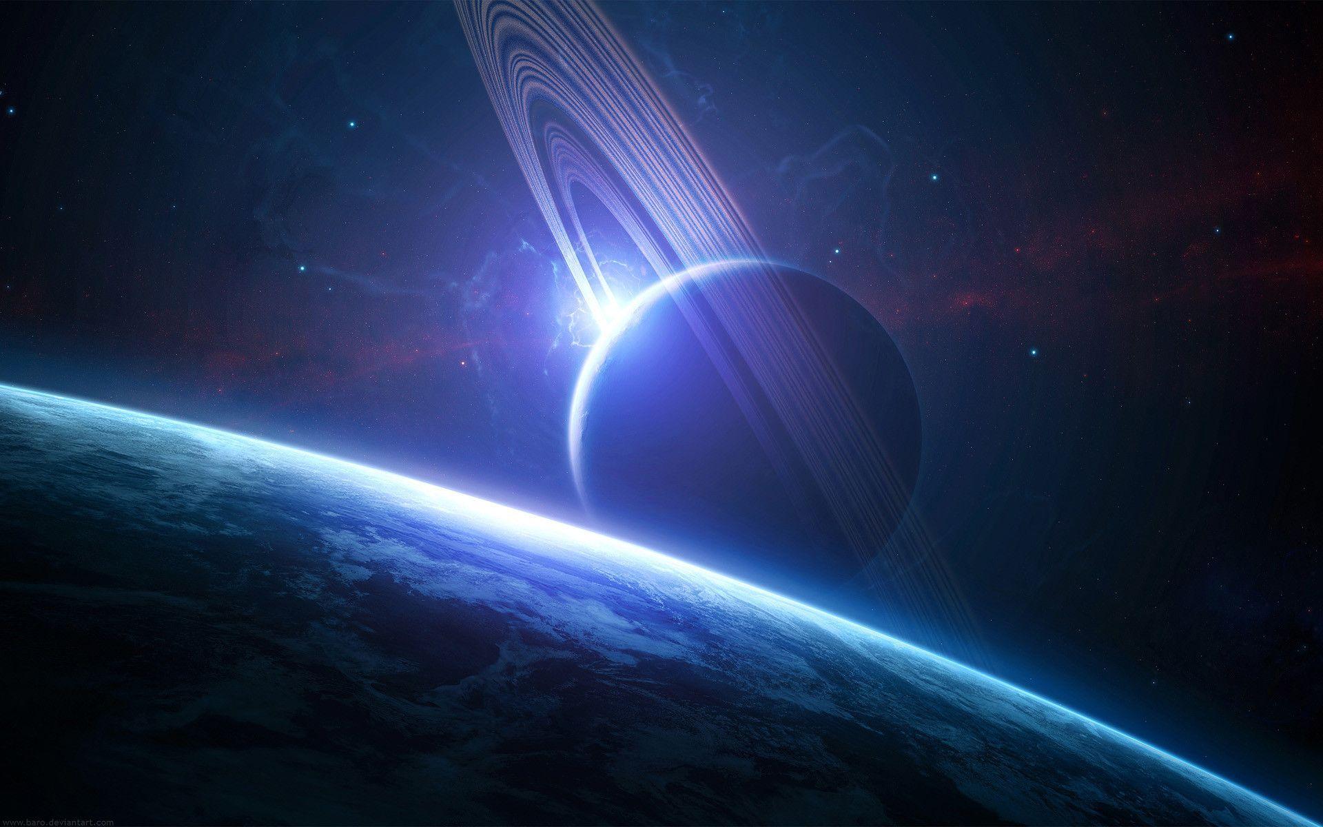Space Planet Wallpaper, iPhone Wallpaper, Facebook Cover, Twitter