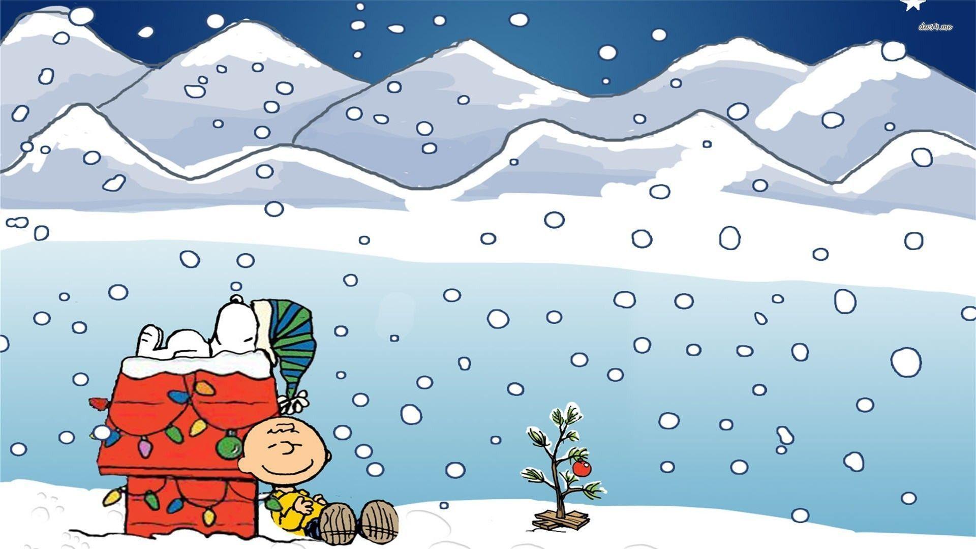 Snoopy Christmas Backgrounds - Wallpaper Cave