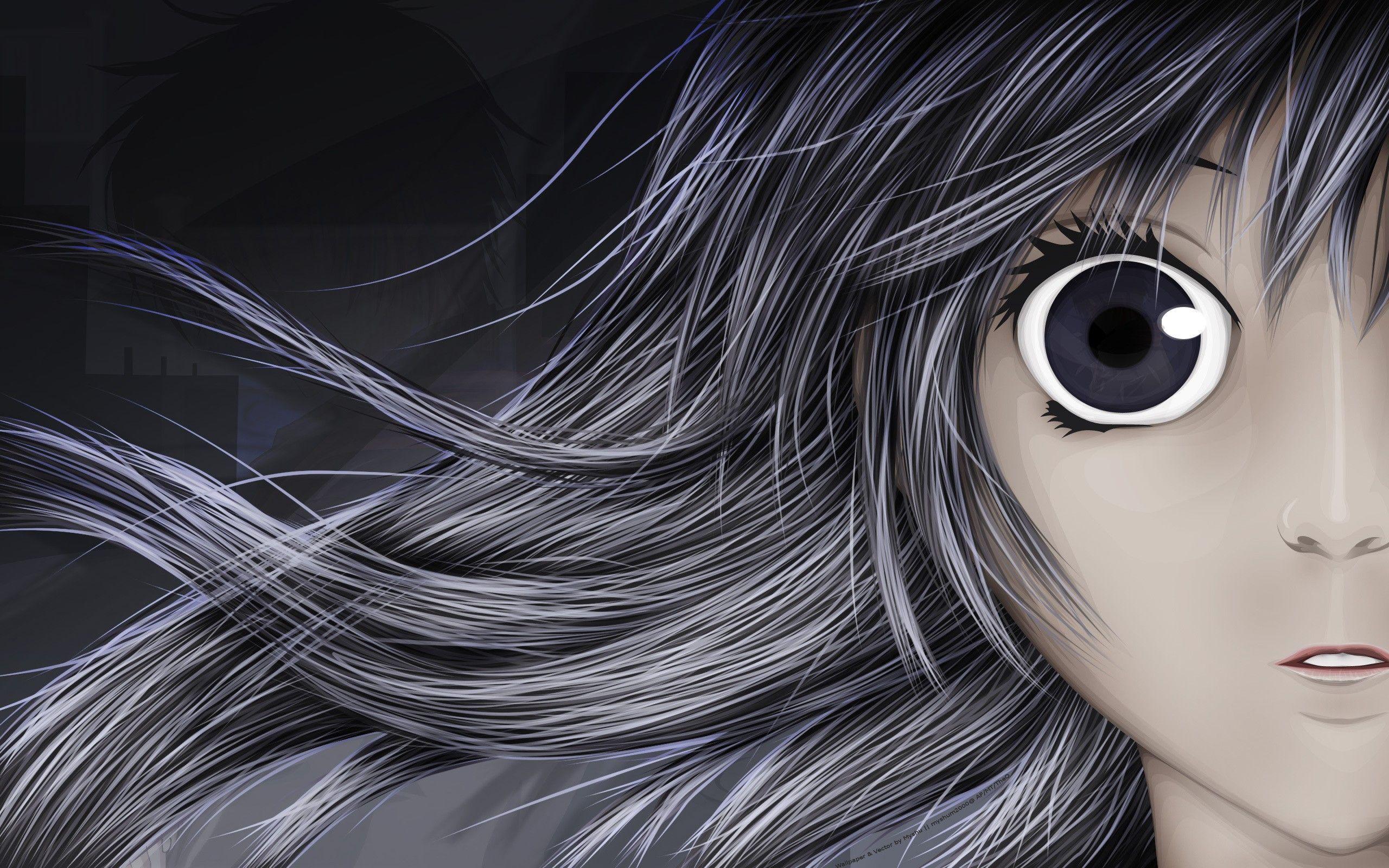 Anime Eyes Girl Full HD Wallpaper. Best Quality HD Wallpaper