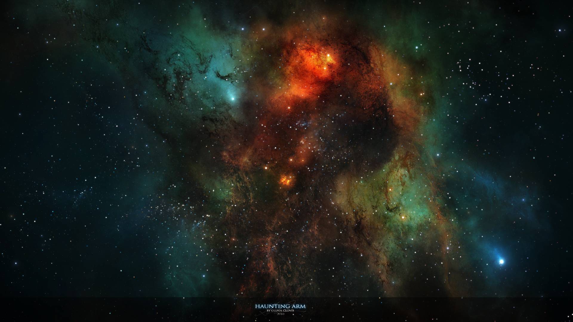 Download wallpaper Star, light, constellation, nebula free desktop