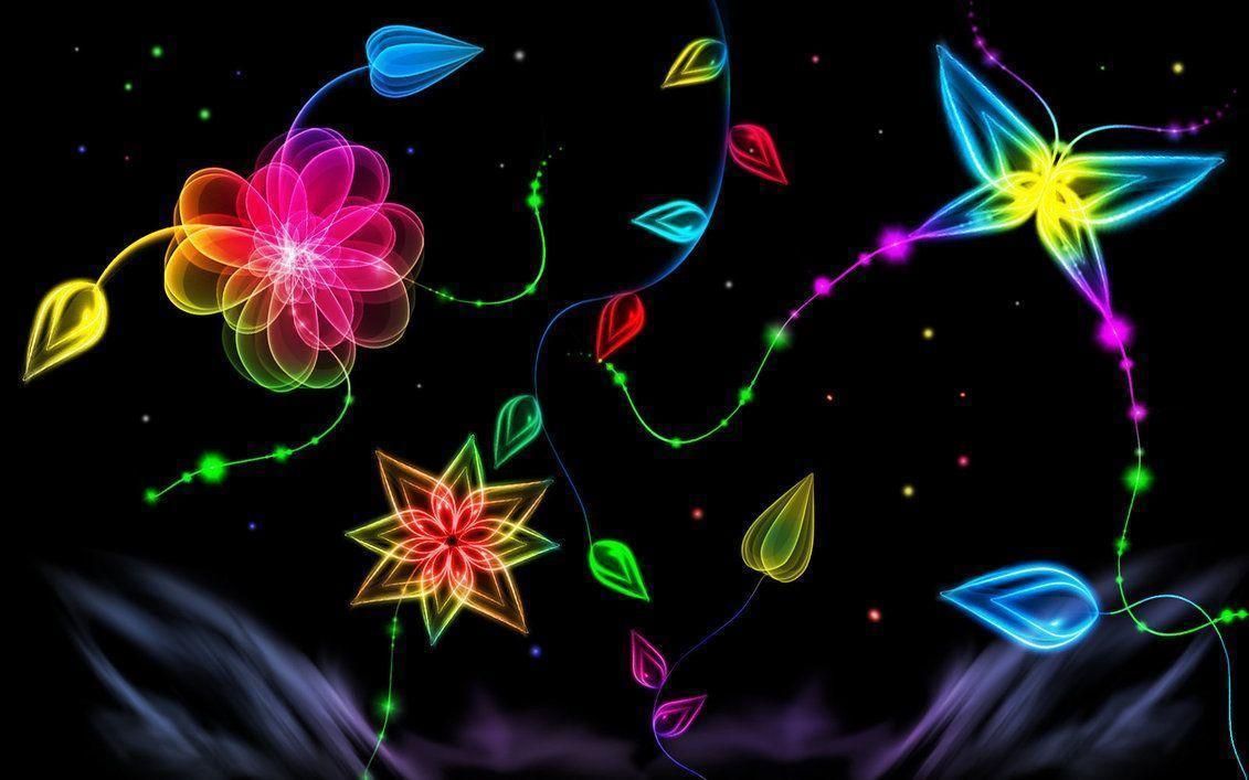 Let Your Desktop Glow with Neon Light WallpaperDzineblog360