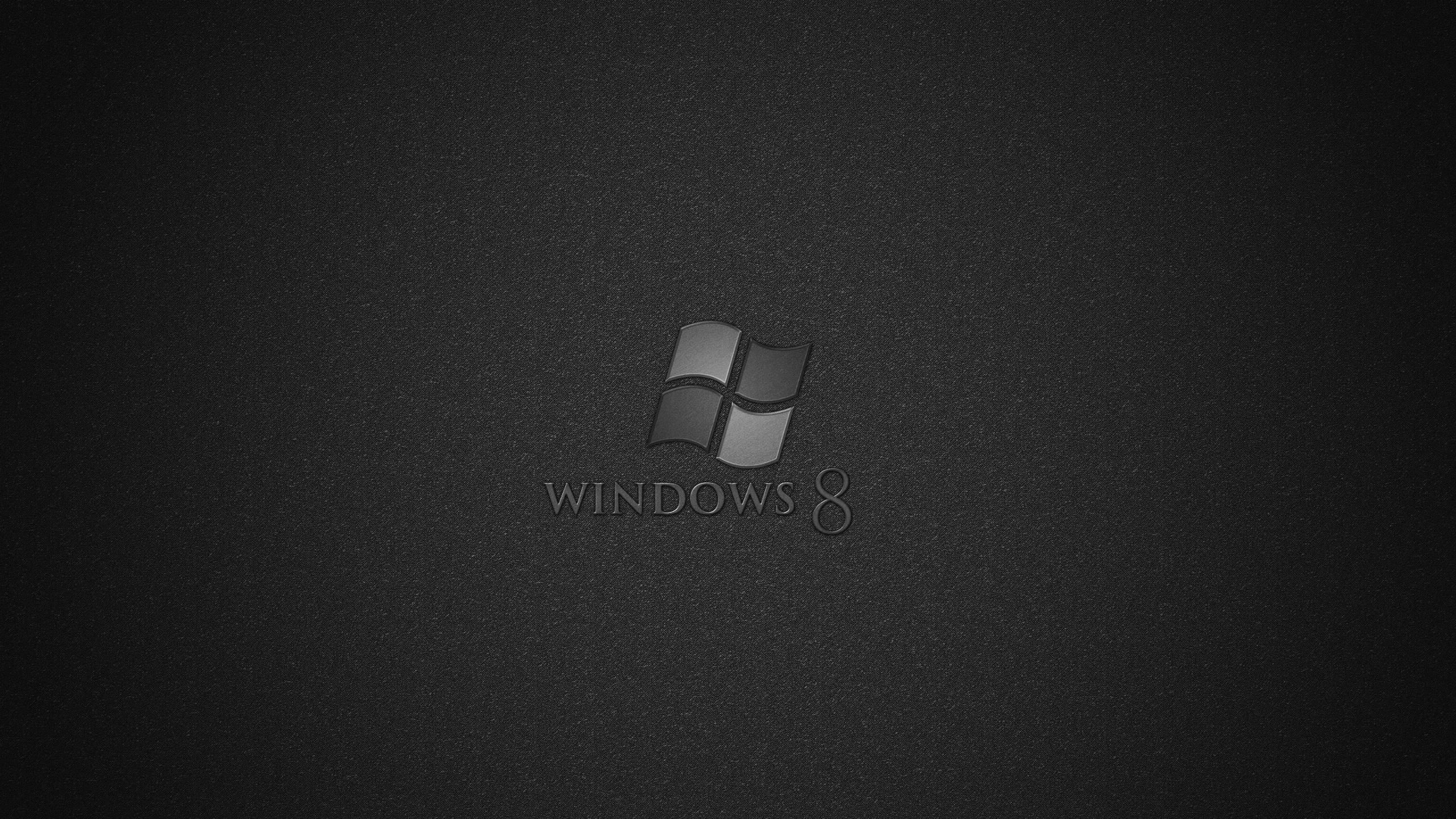 Windows 8 Black Wallpaper Design