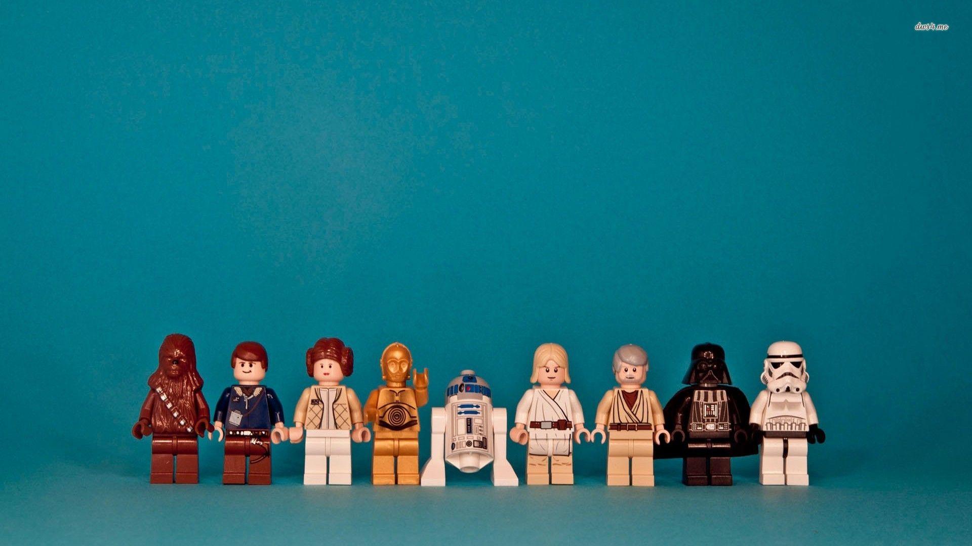 Star Wars Characters Lego Background HD Wallpaper of Lego