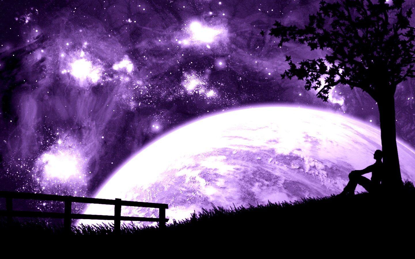 Wallpaper For > Cool Black And Purple Wallpaper