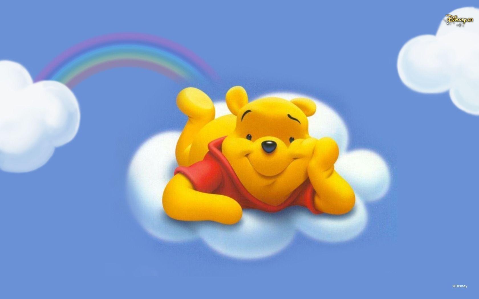 Winnie The Pooh In The Sky Wallpaper Cartoons Wallpaper