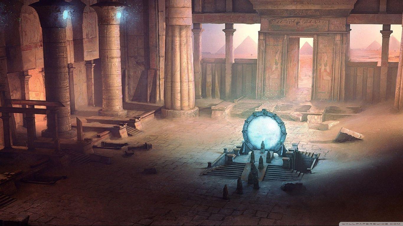 Favourite Ancient Egypt Portal Painting High Wallpaper, HQ