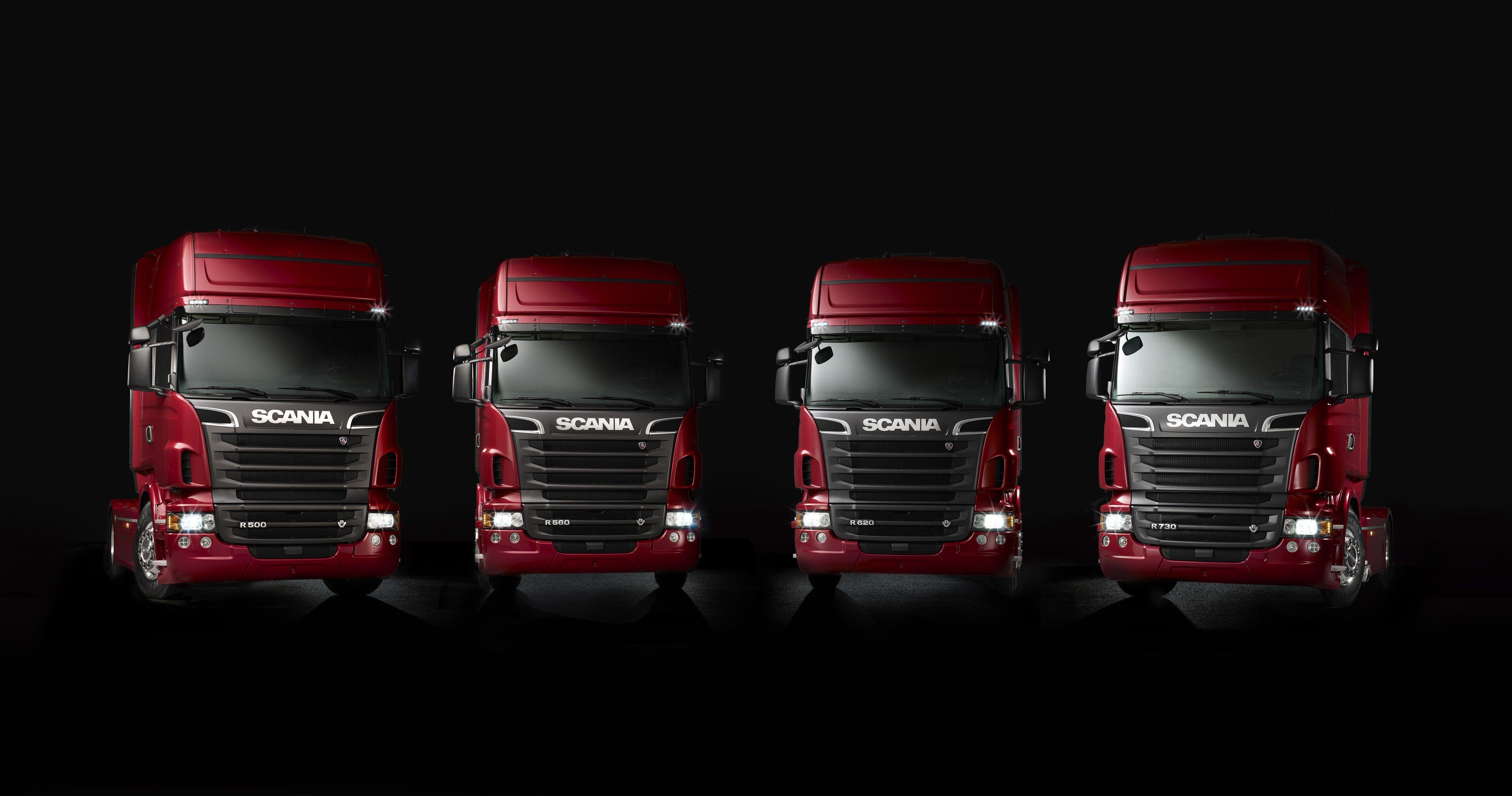 Red Collection Trucks Scania Wallpaper Backgro Wallpaper