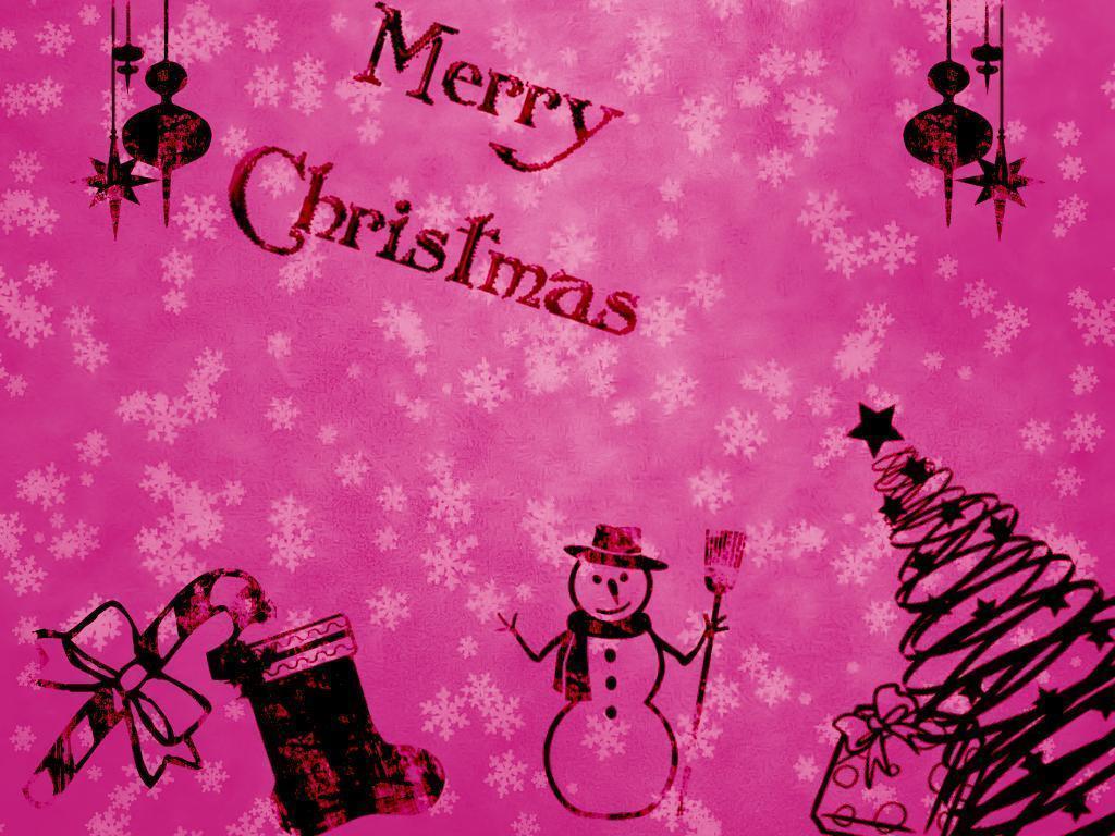 Pink Christmas Wallpaper 5412 HD Wallpaper. fullhdwalls