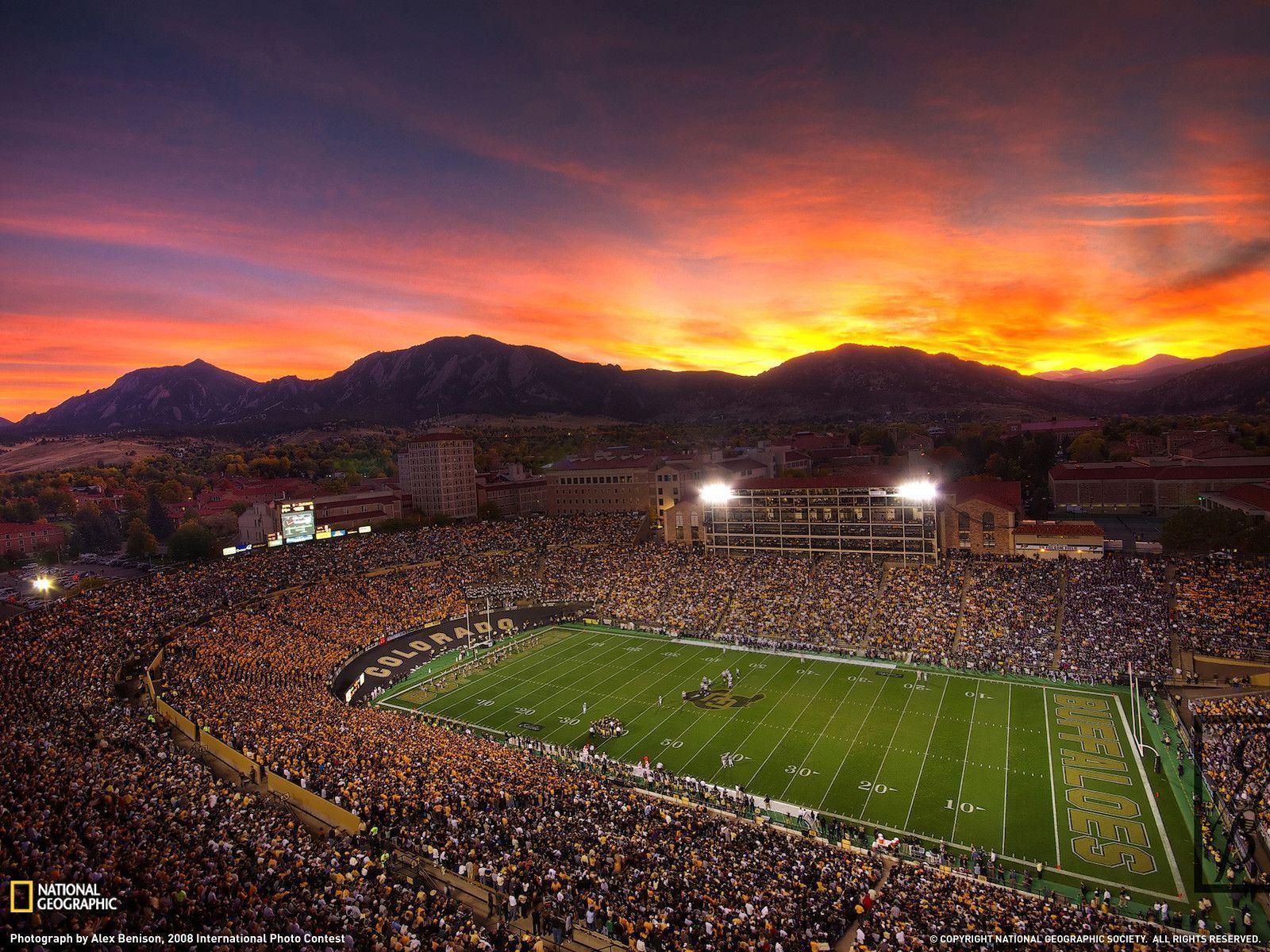 Football Stadium Photo, Colorado Wallpaper Geographic
