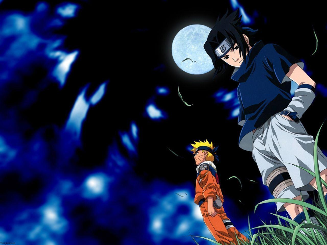 Uzumaki Naruto and Uchiha Sasuke HD Wallpaper Wallpaper