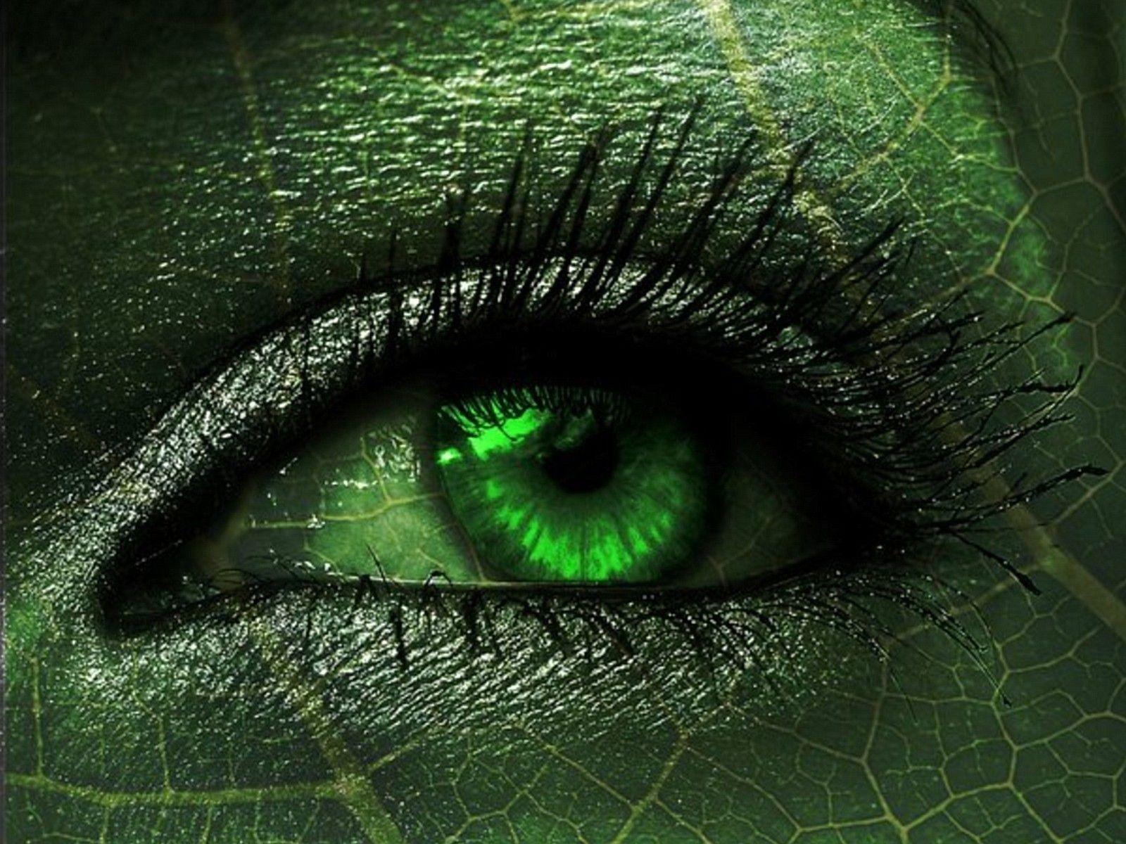 Download wallpaper yours, green, eyes free desktop wallpaper