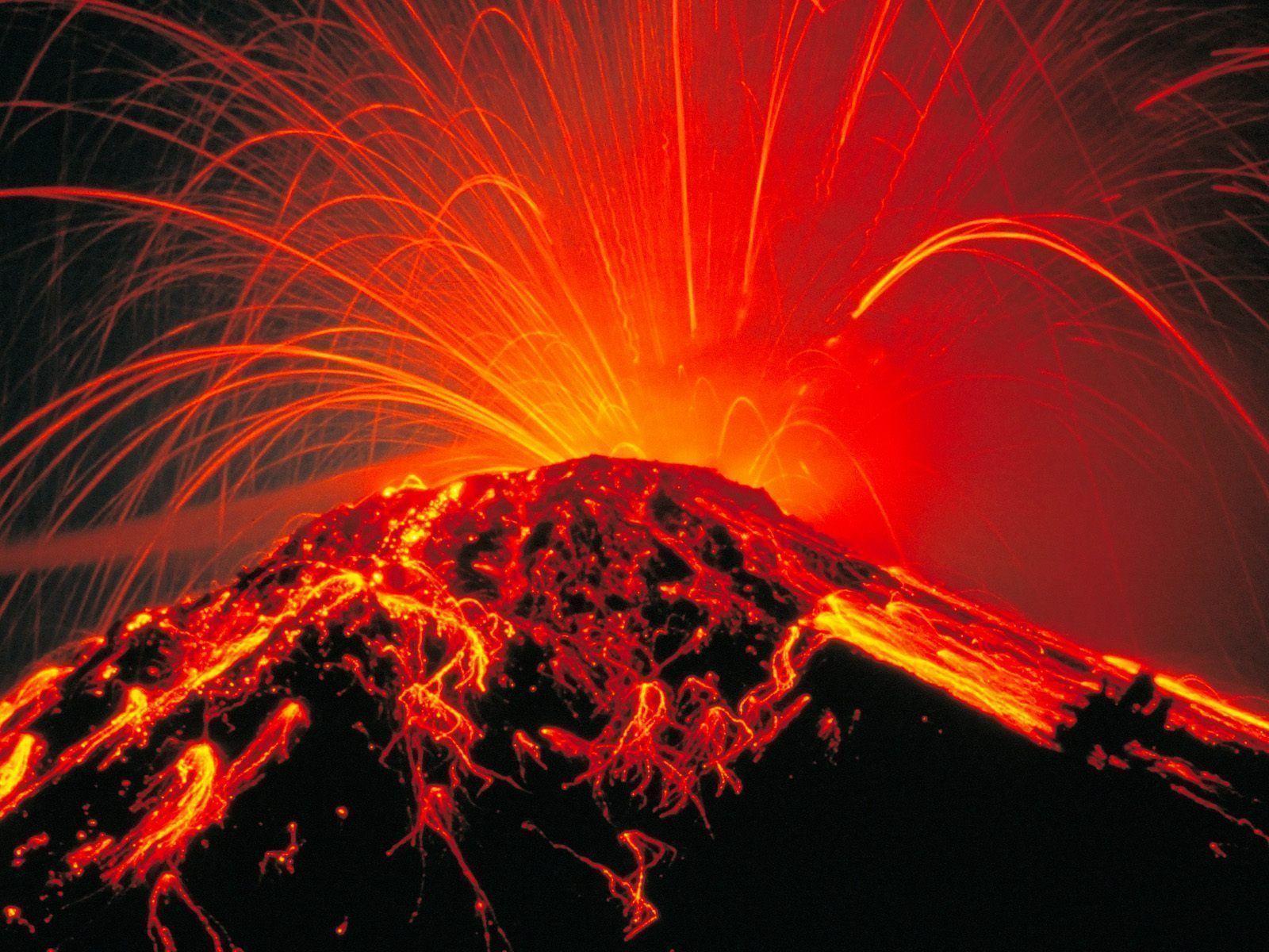 Download Volcano Lava wallpaper, burst lava volcano image. High