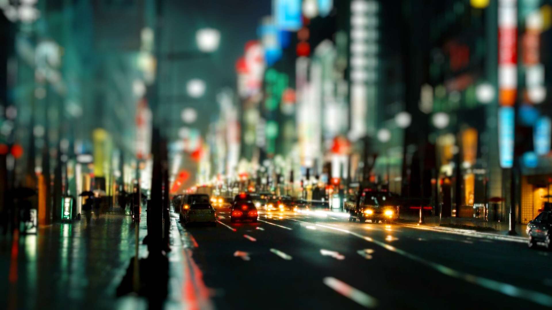 Tokyo At Night HD Wallpaper ) wallpaper