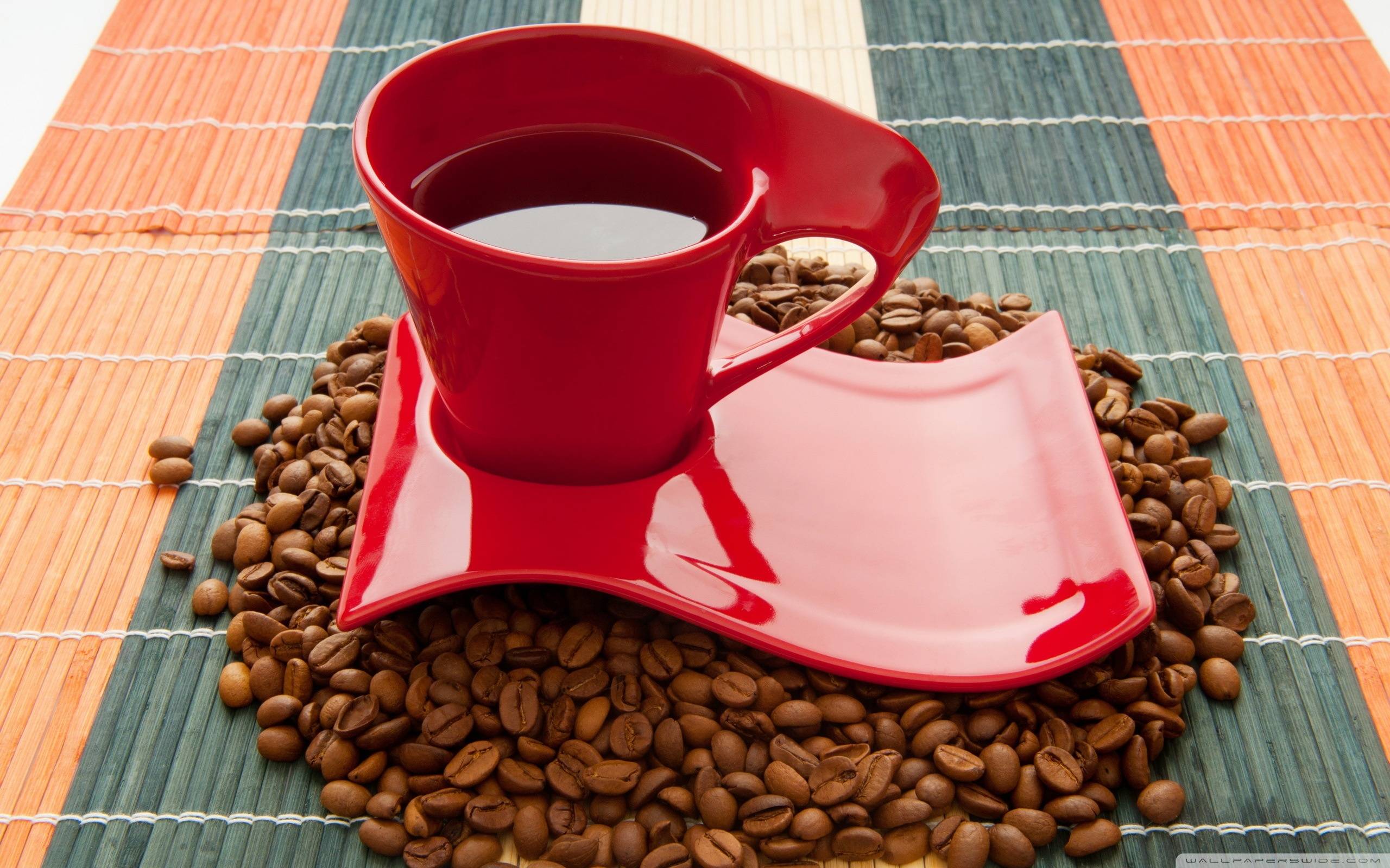 Red Coffee Cup Wallpaper and Dishes Wallpaper 28466310
