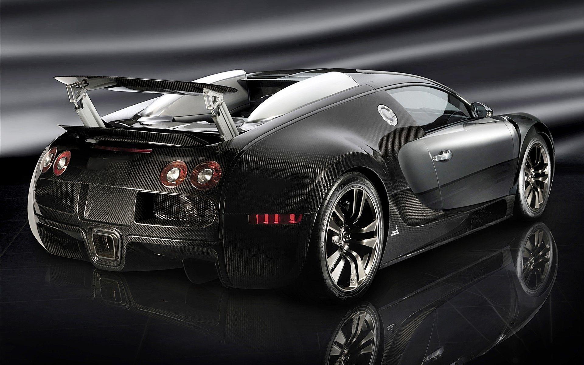 Bugatti Veyron Black Exclusive HD Wallpaper #