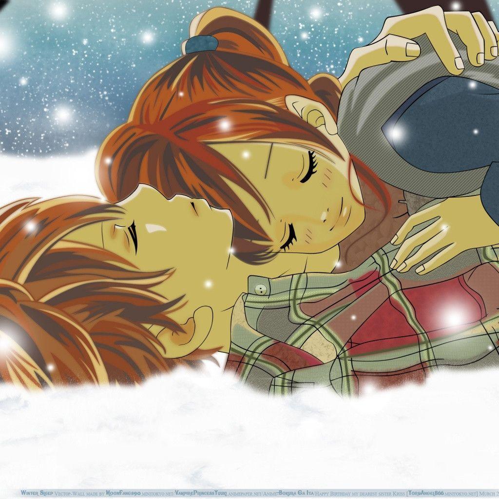 Romantic Anime iPad 1 & 2 Wallpaper