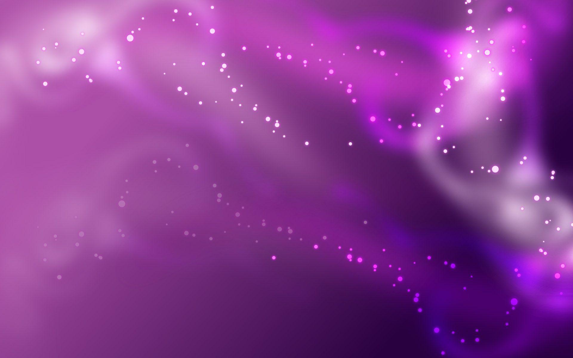 Free Purple Background With Stars And Flowers Background