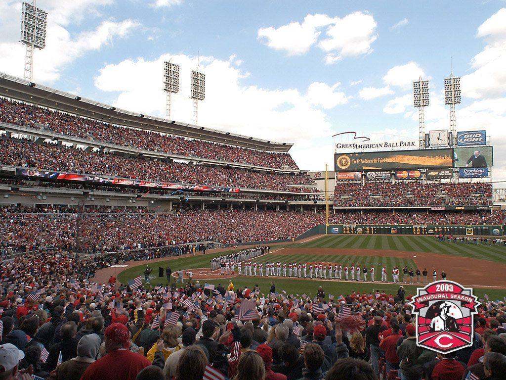 Cincinnati Reds American 2003 Opening Day 1024×768 HD MLB