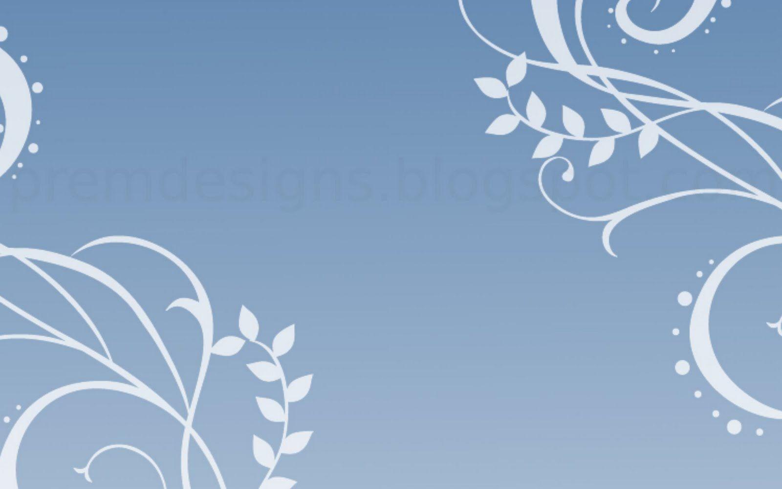 Prem_Designs: blue flower background made with GIMP