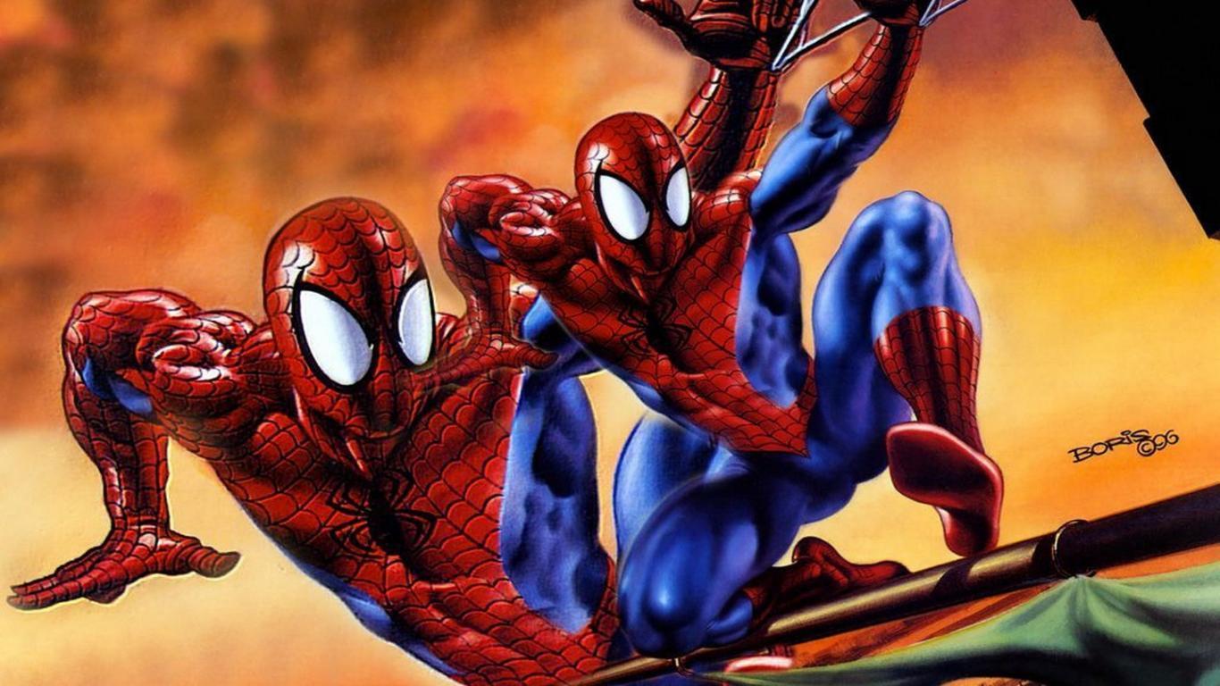 image For > Spiderman Cartoon Wallpaper