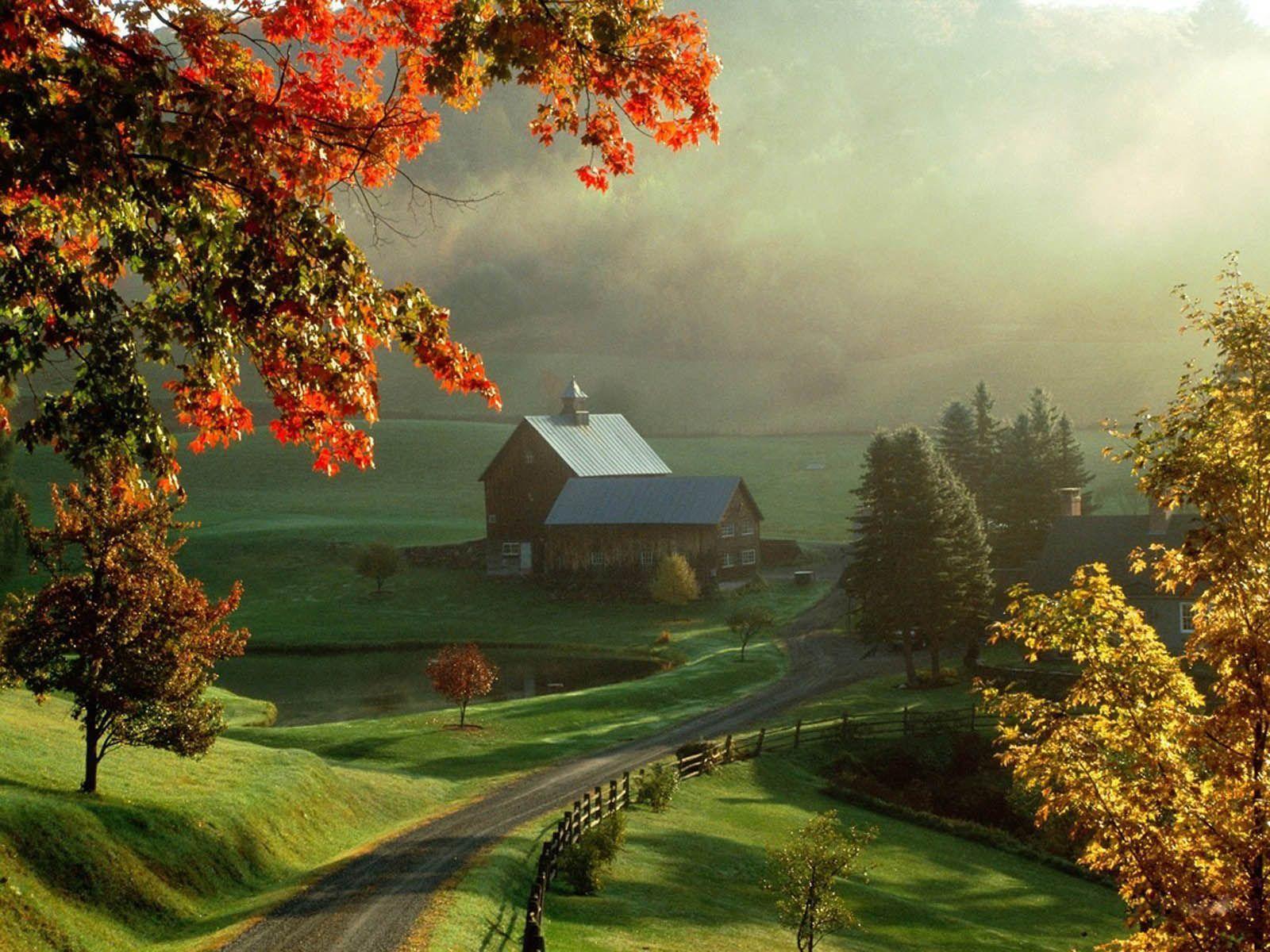 wallpaper: Beautiful Autumn Scenery Wallpaper