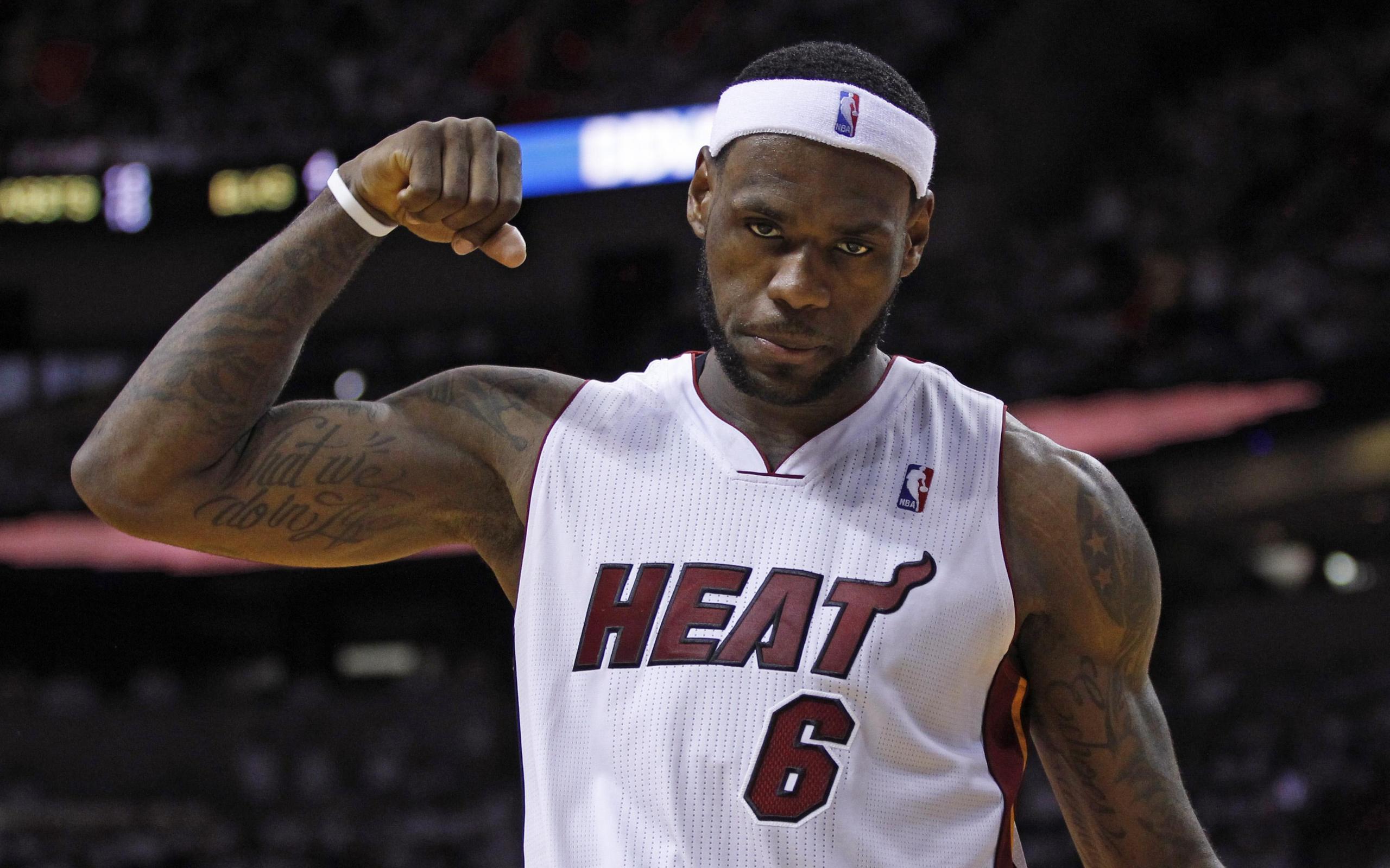 Miami Heat Lebron James widescreen wallpaper. Wide