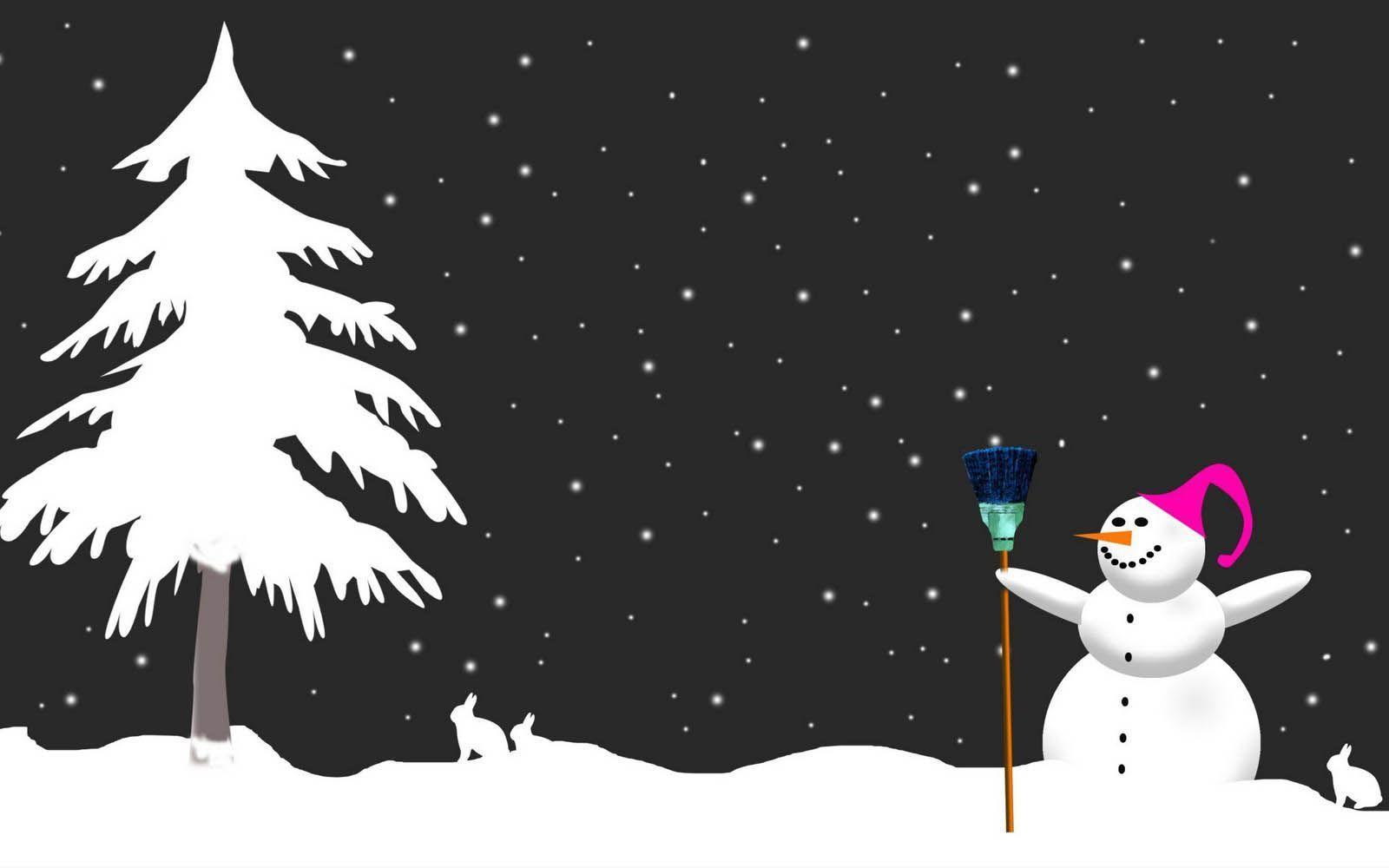 wallpaper: Snowman Desktop Wallpaper and Background