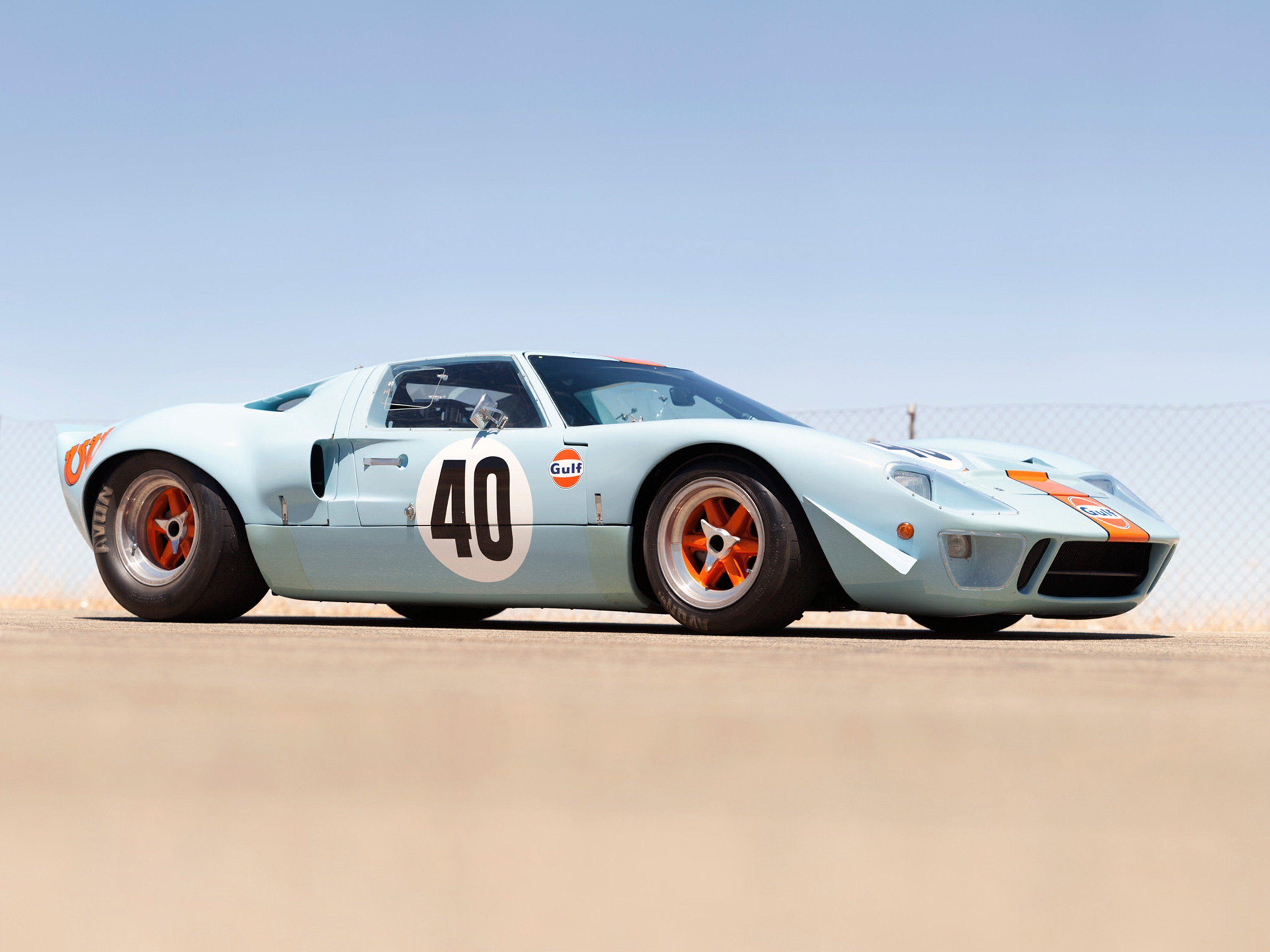 Gulf Ford GT40 Le Mans Racing Car Race Classic 4000x3000