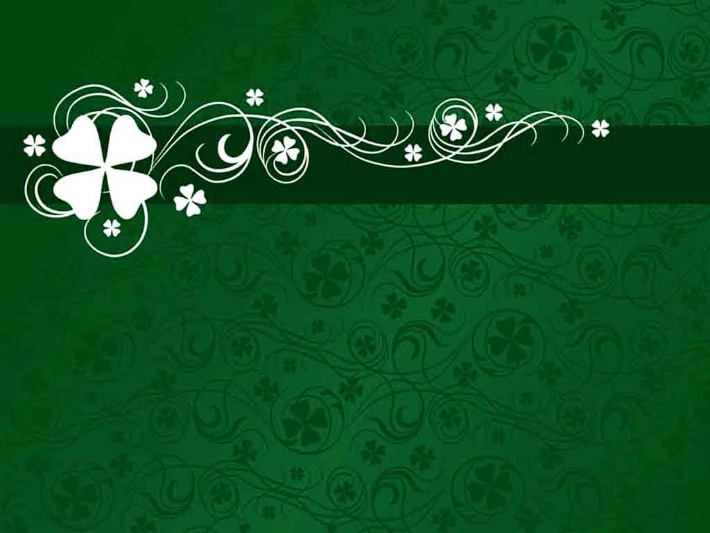Shamrock Abstract Pattern PPT Background