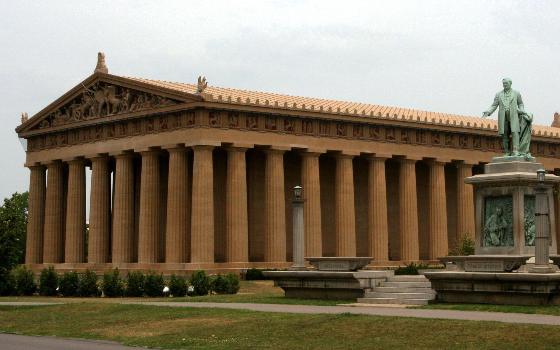 Nashville Parthenon From South Travel photo and wallpaper