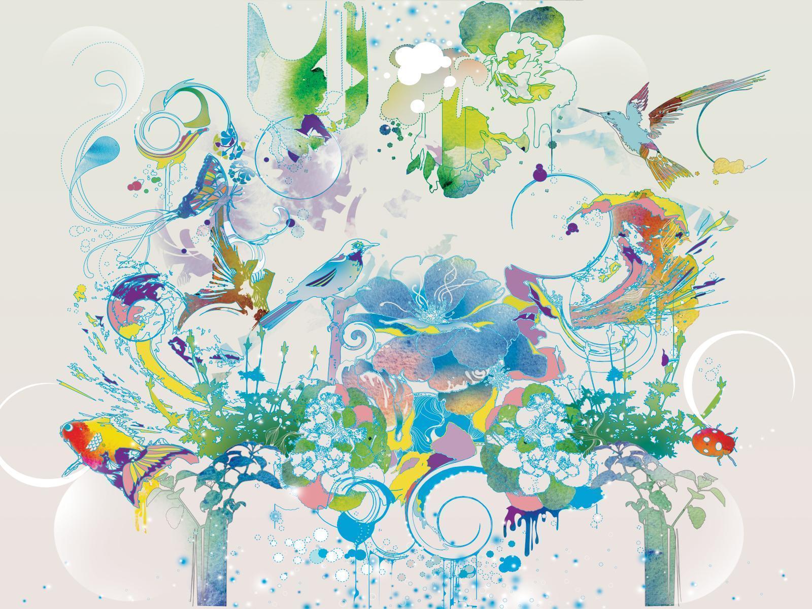 Abstract Watercolor Background 1 HD Wallpaper. lzamgs