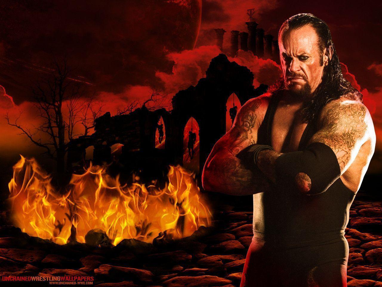 Wallpaper For > Wwe Undertaker And Kane Wallpaper