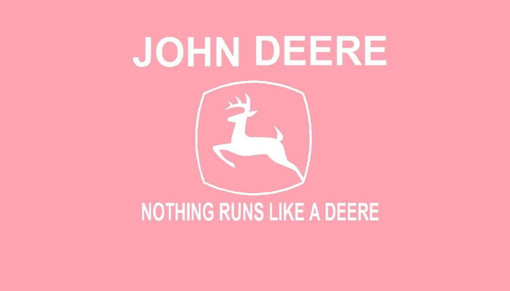 Pink John Deere Wallpaper