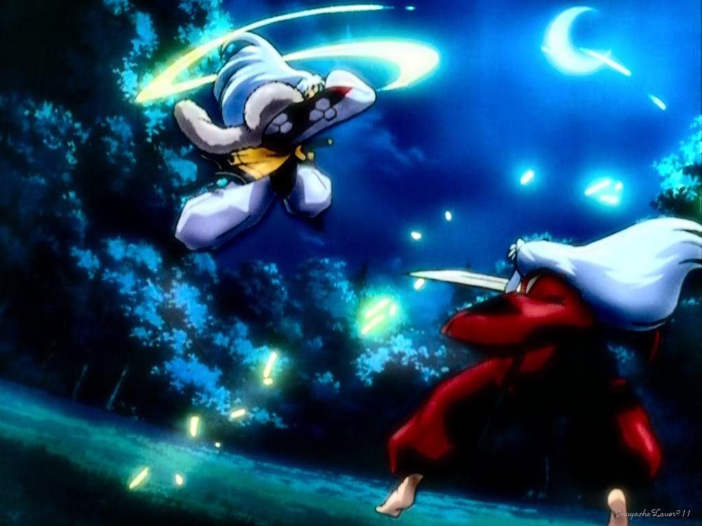 First Fight and Inuyasha Wallpaper