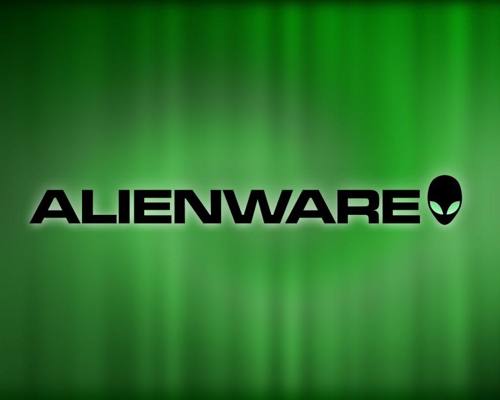 Alienware green desktop PC and Mac wallpaper