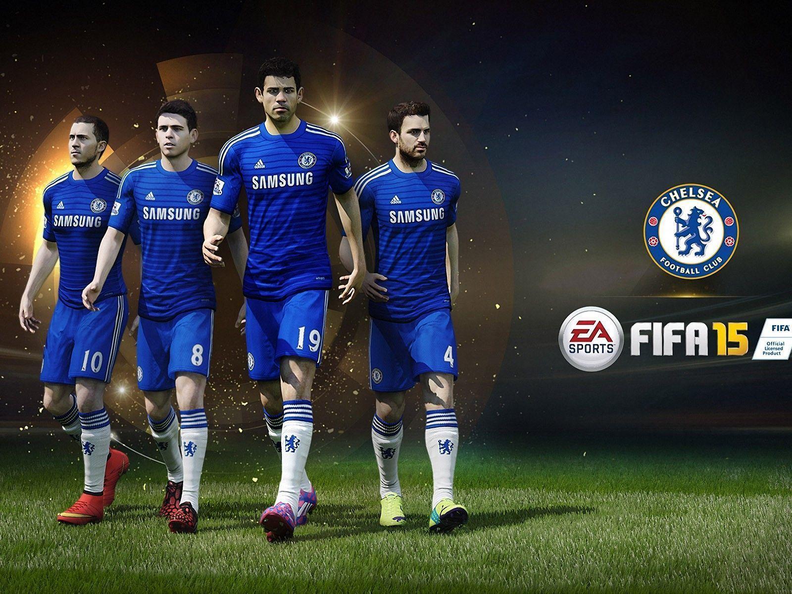 FIFA 15 Chelsea FC Poster Wallpaper Wide or HD