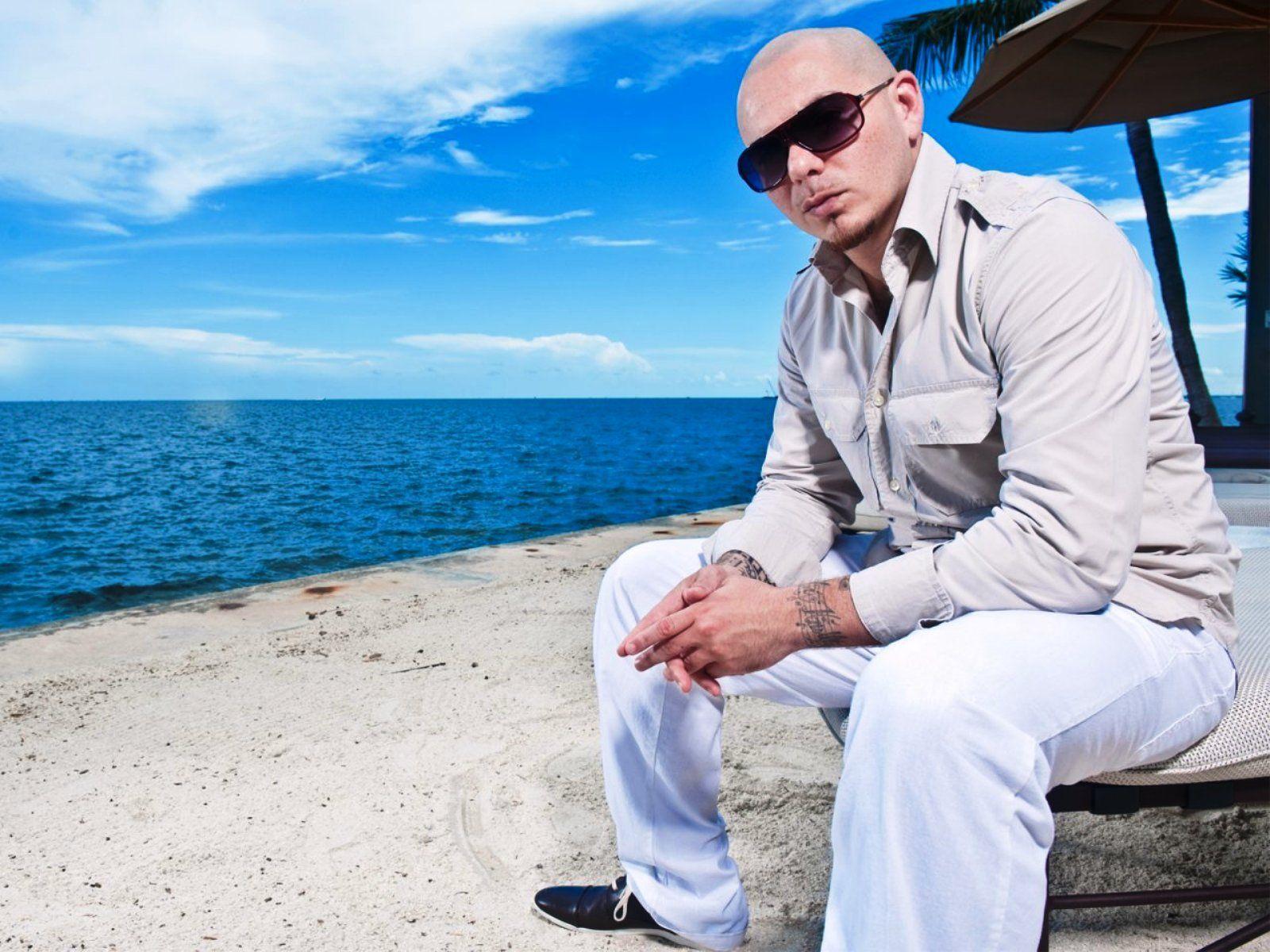 Pitbull On The Beach