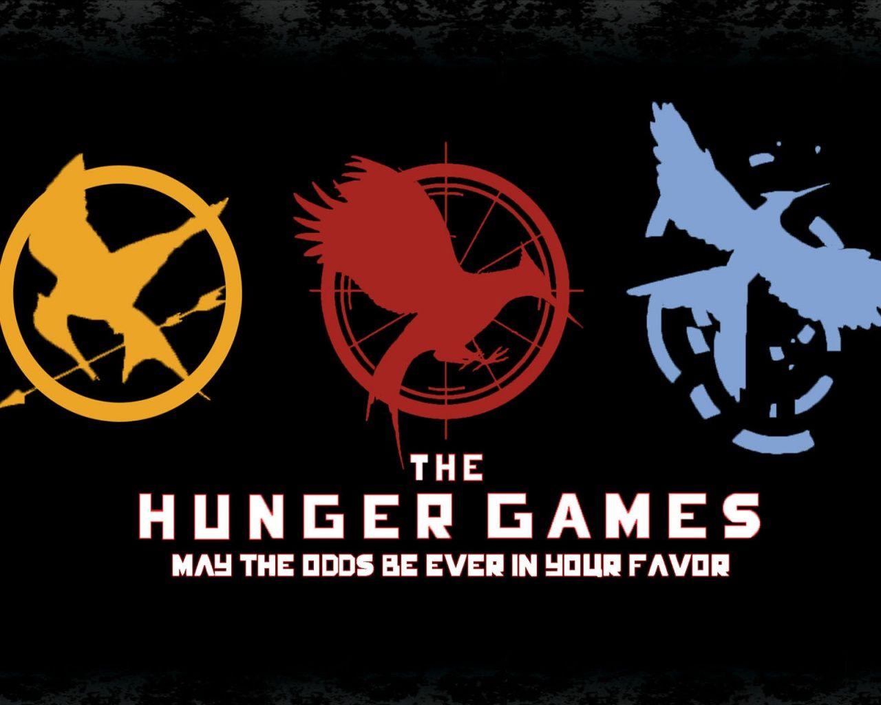 The Hunger Games Logos desktop PC and Mac wallpaper
