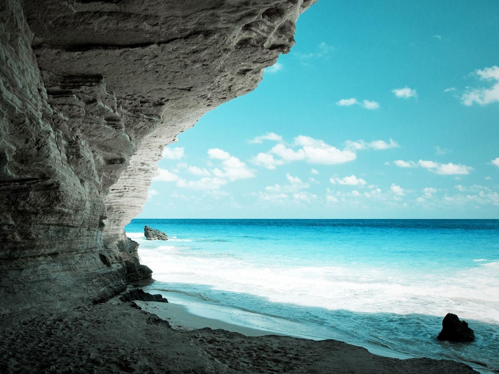 Free Cave On Blue Waters Wallpaper, Free Cave On Blue Waters HD