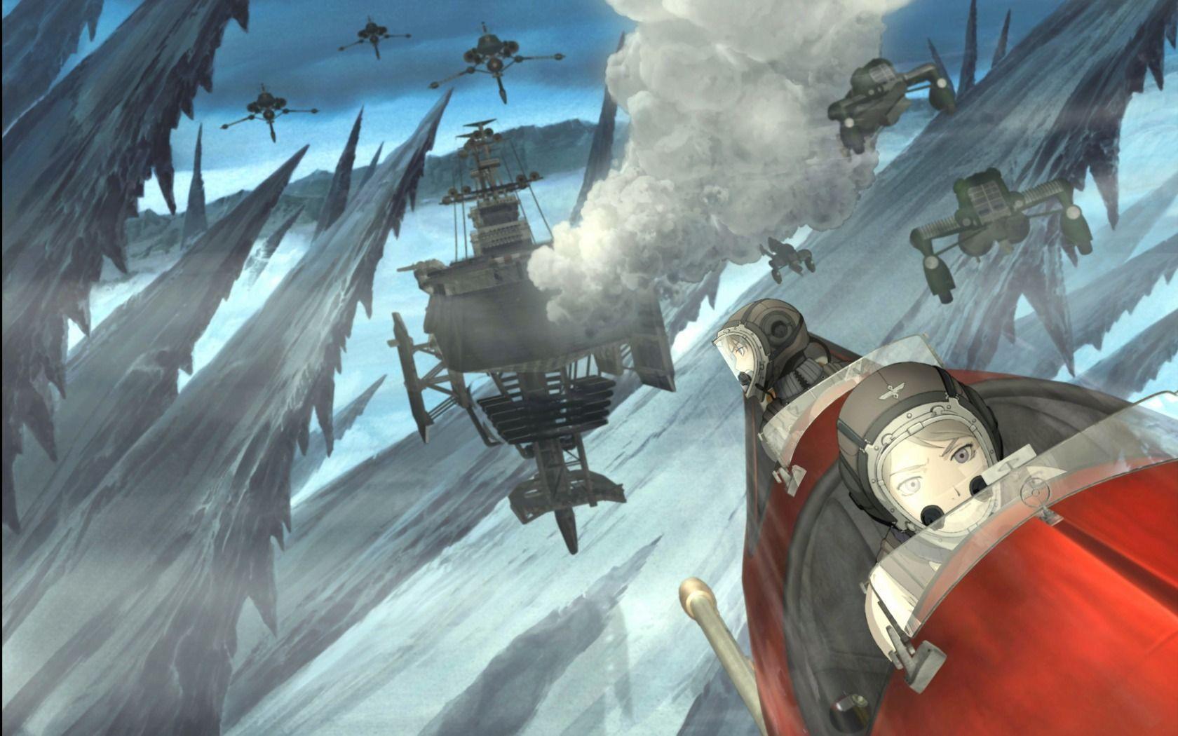 Wallpaper art, last exile, last exile, red, vanship, vanship